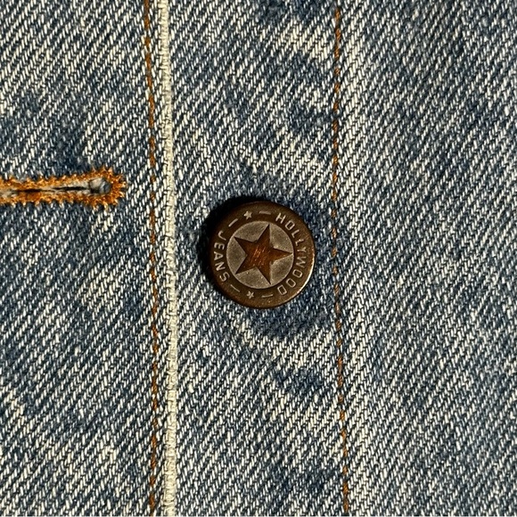 Vintage Hollywood Jeans Patchwork Denim Jacket - Picture 7 of 9